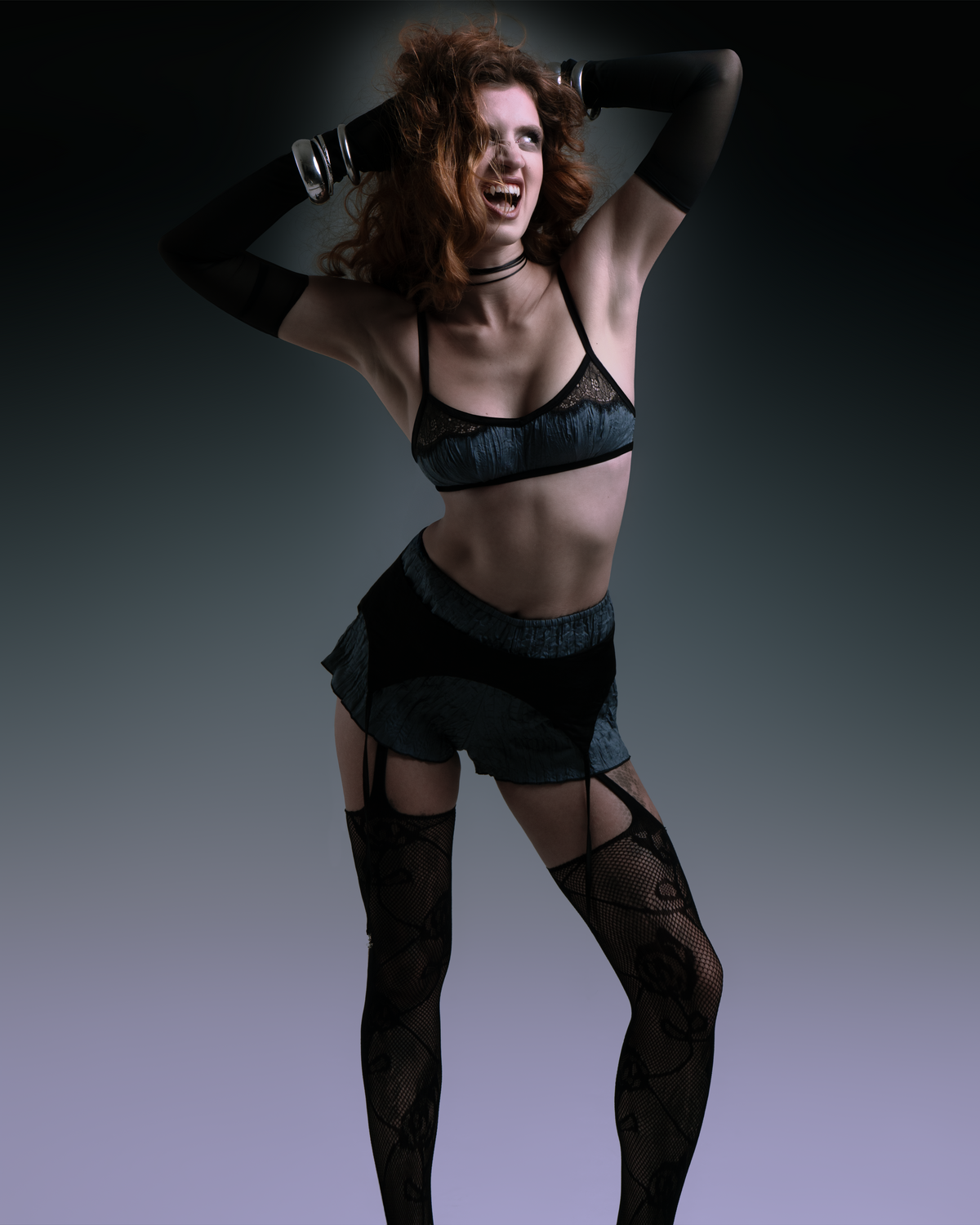 Dracula Bra grey