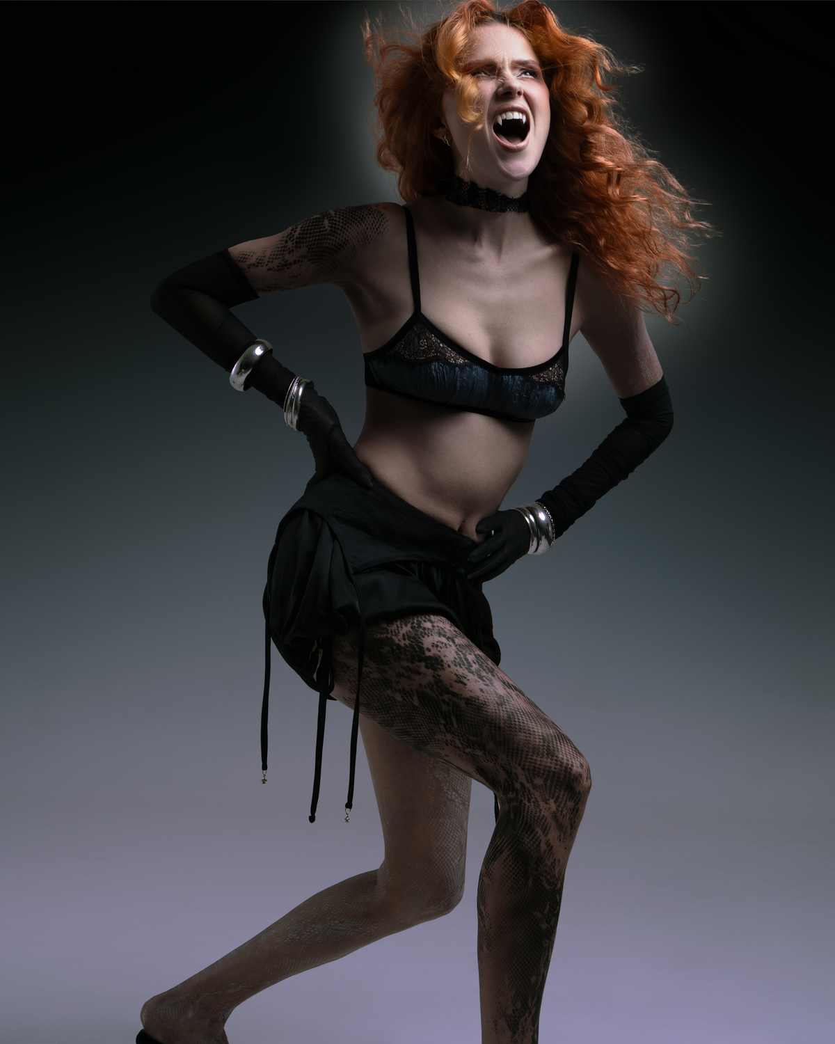 Dracula Bra grey