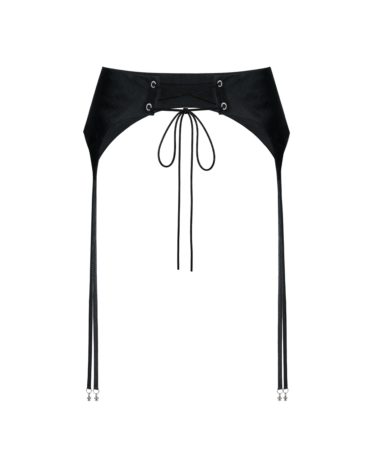Dracula satin belt black