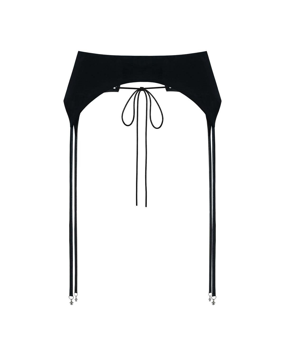 Dracula satin belt black