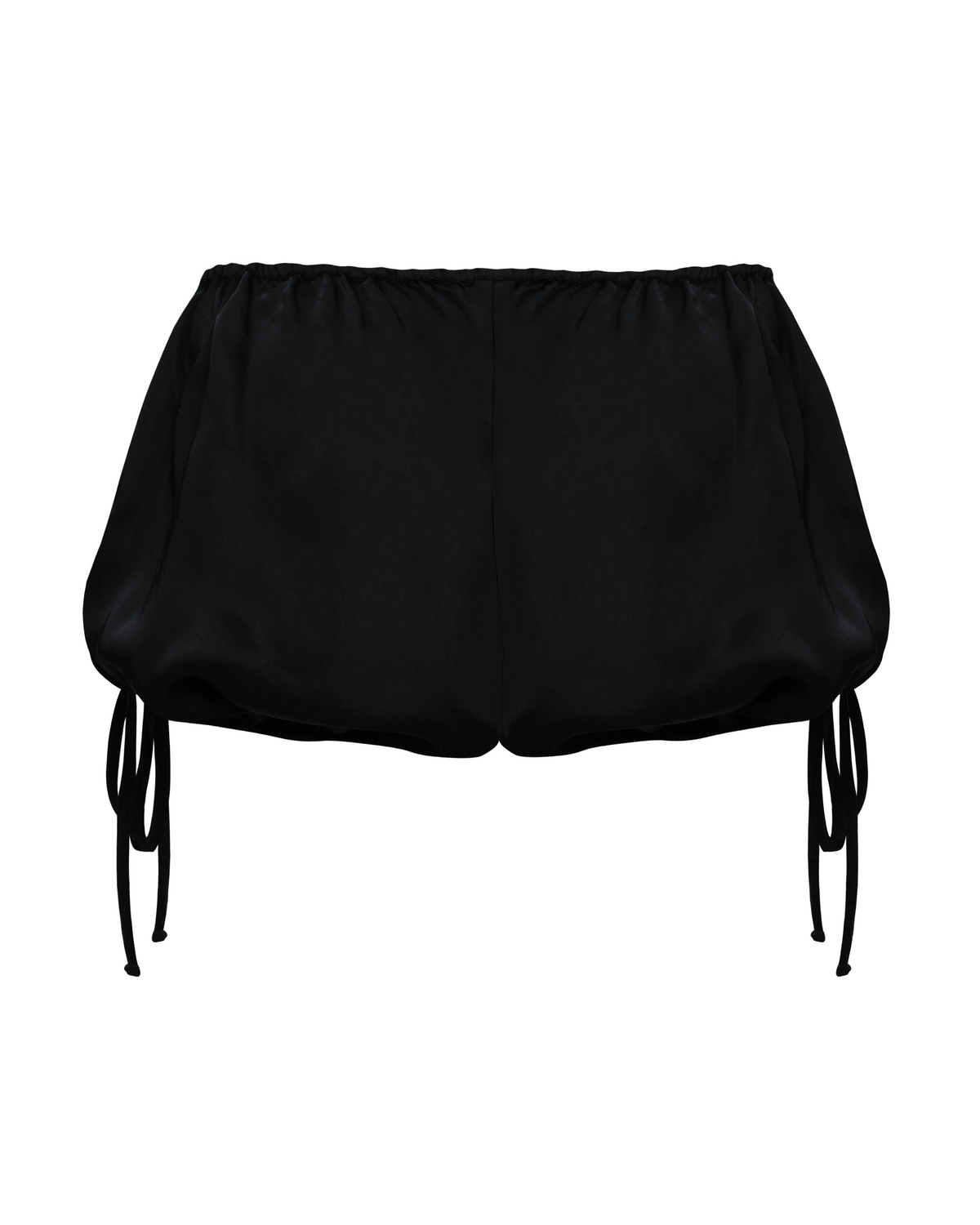 Dracula Satin Shorts black