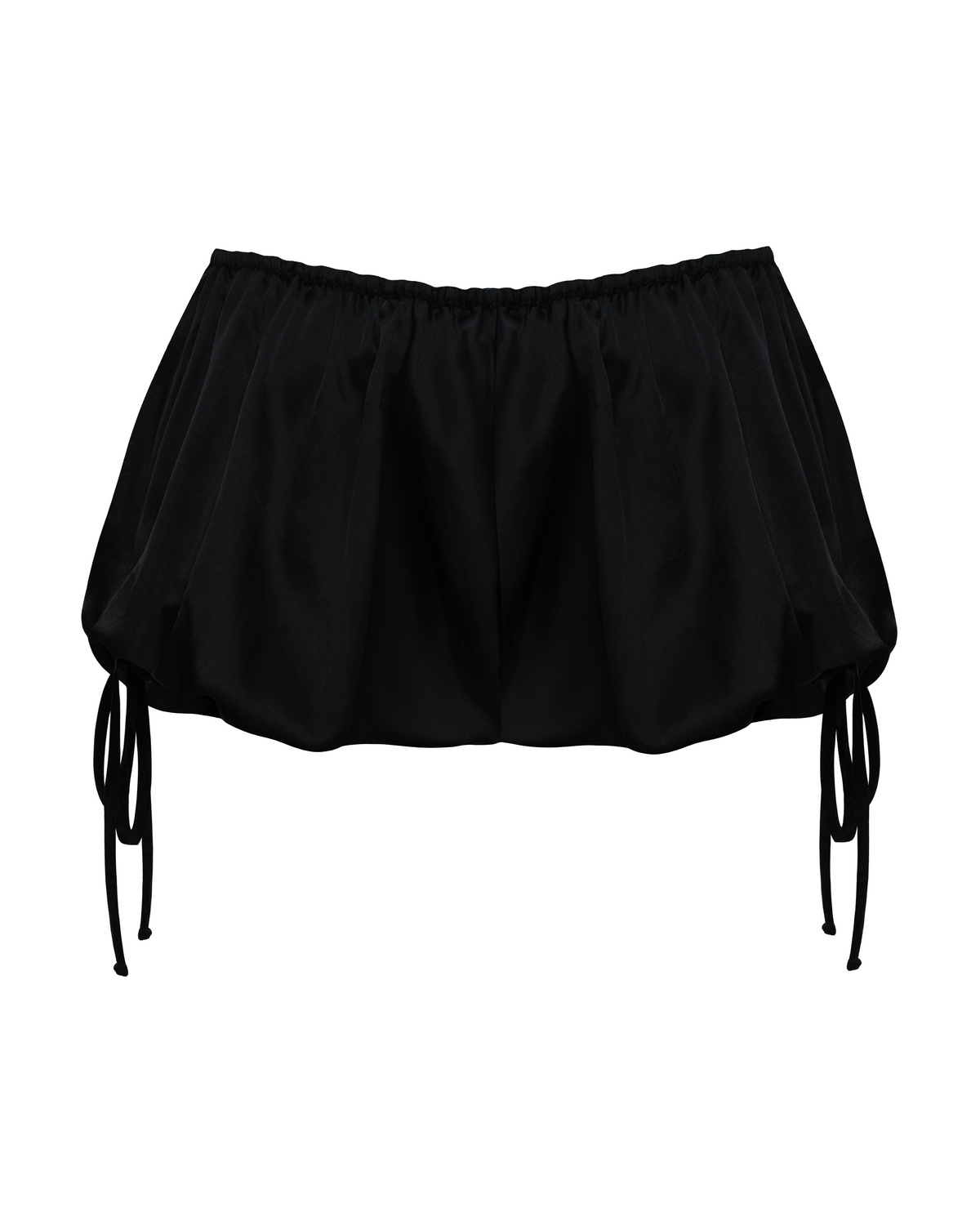 Dracula Satin Shorts black