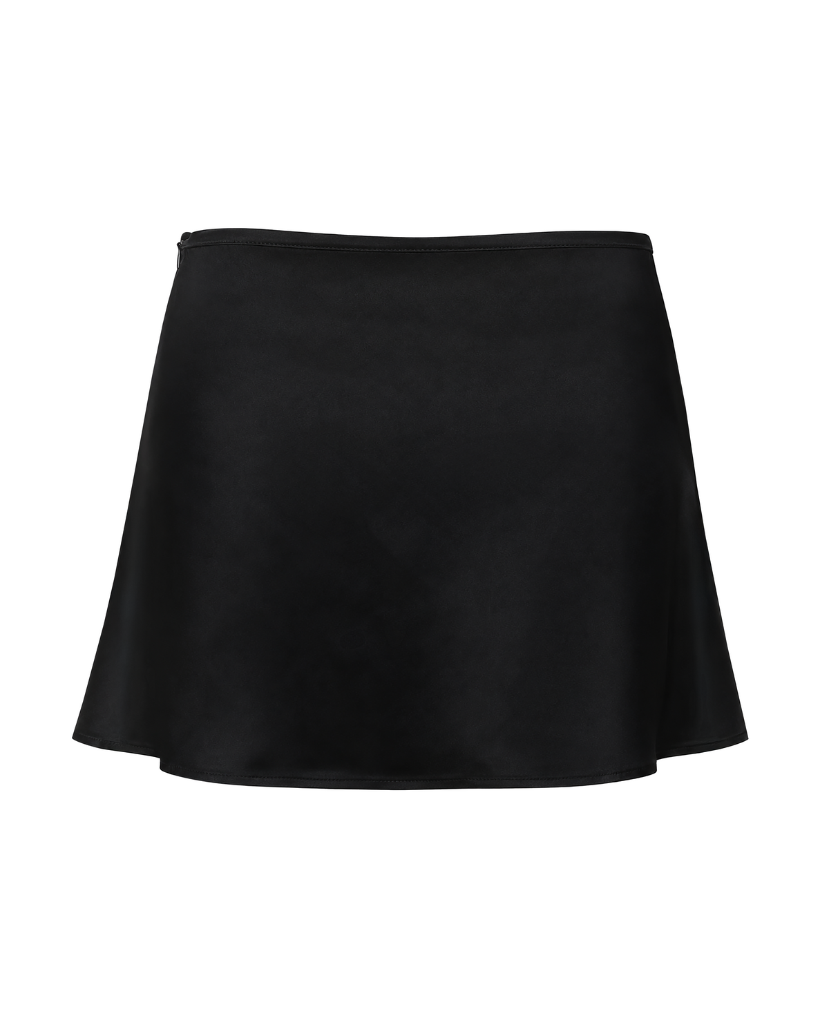 Dracula Satin Skirt black