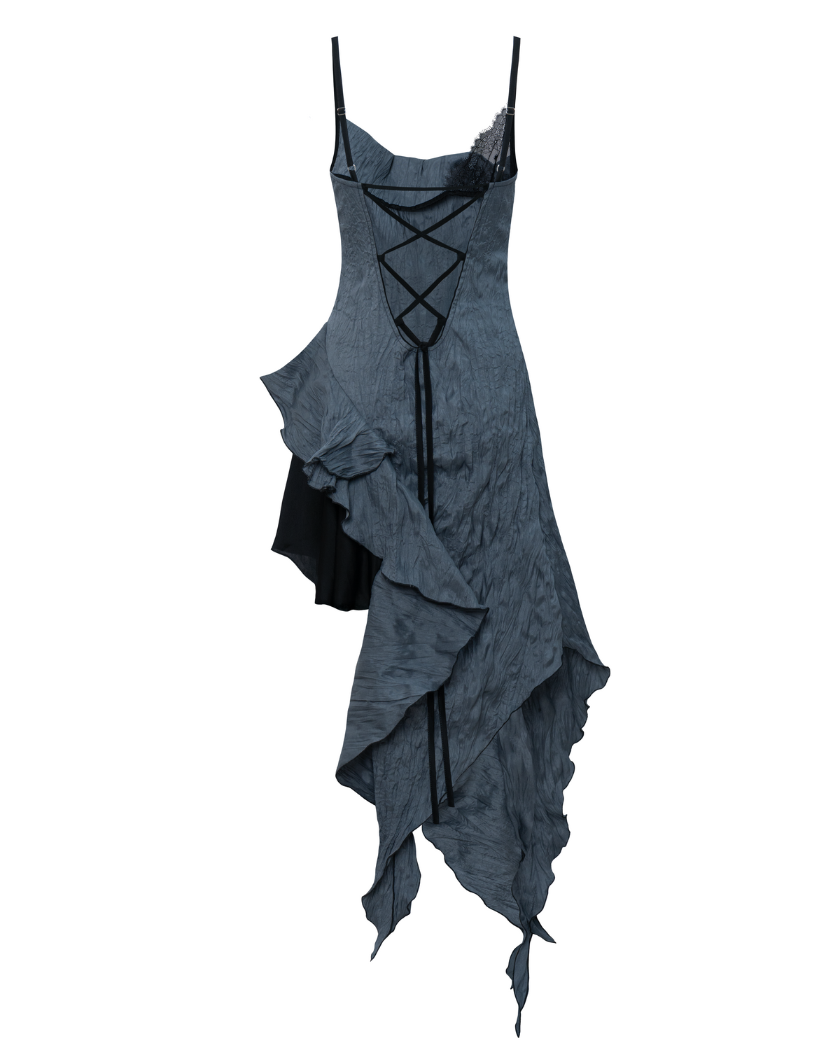 Dracula long dress grey