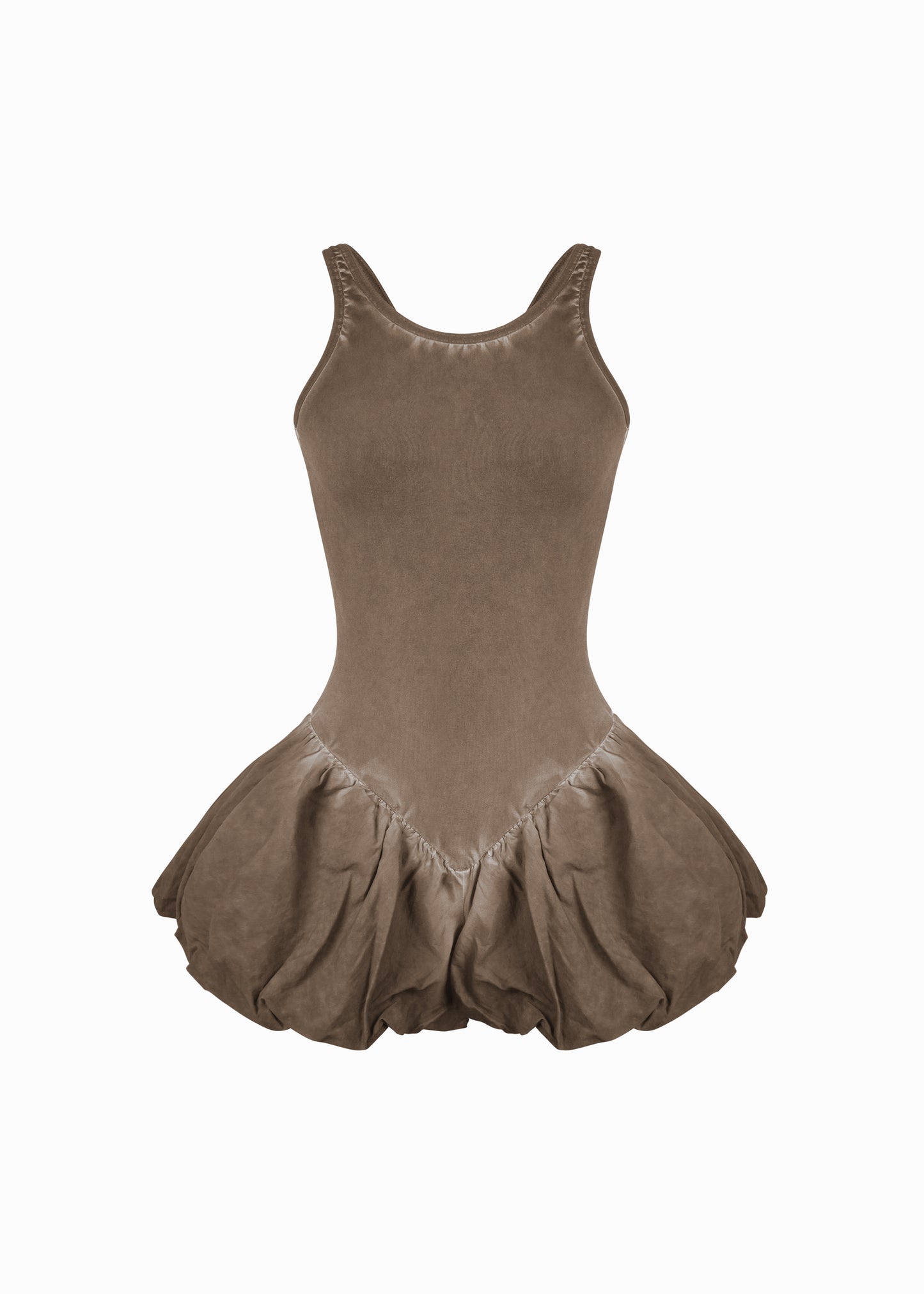 Ballerina catsuit brown
